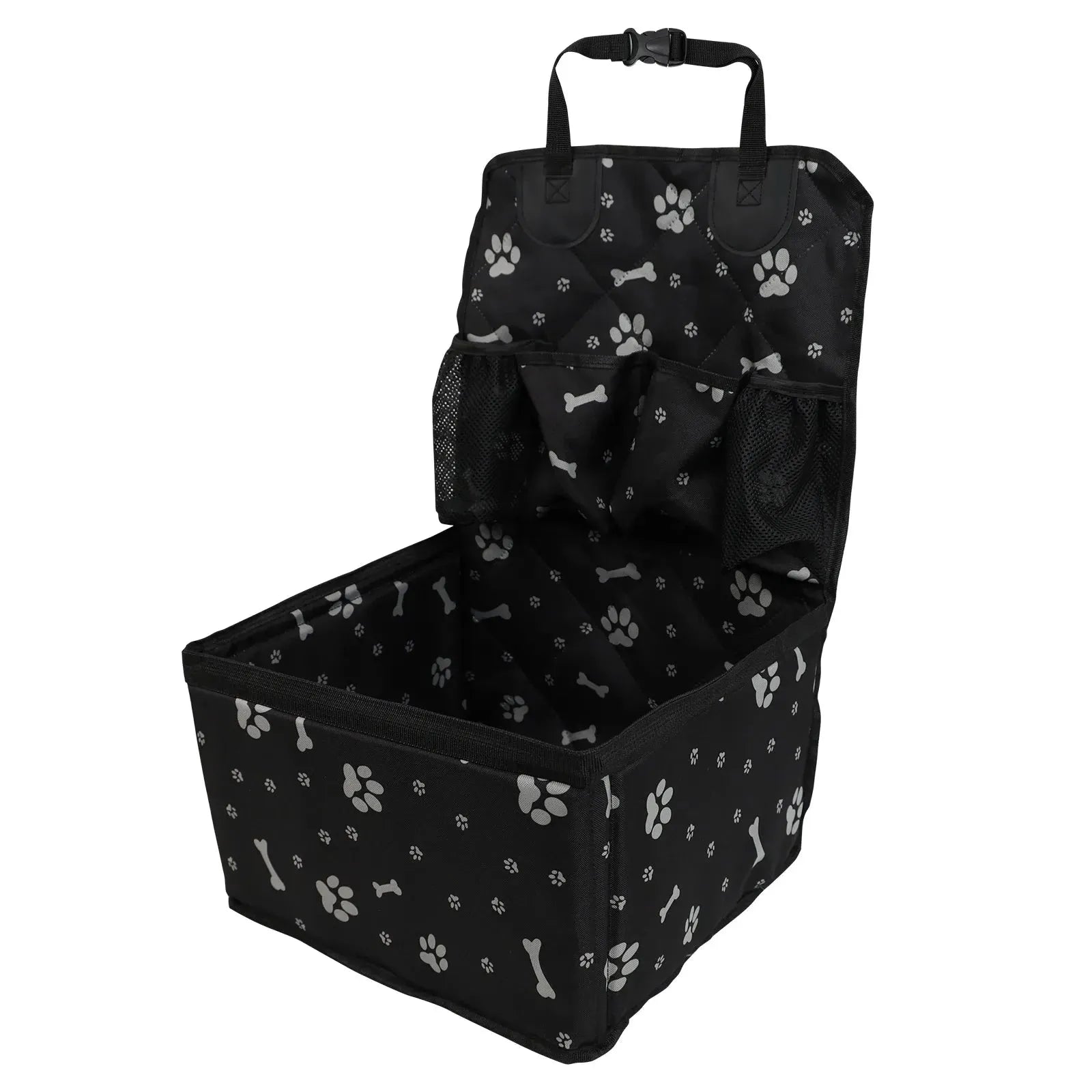 Dog Car Seat with Storage Pockets - Safe & Stylish Travel--SROYAS 