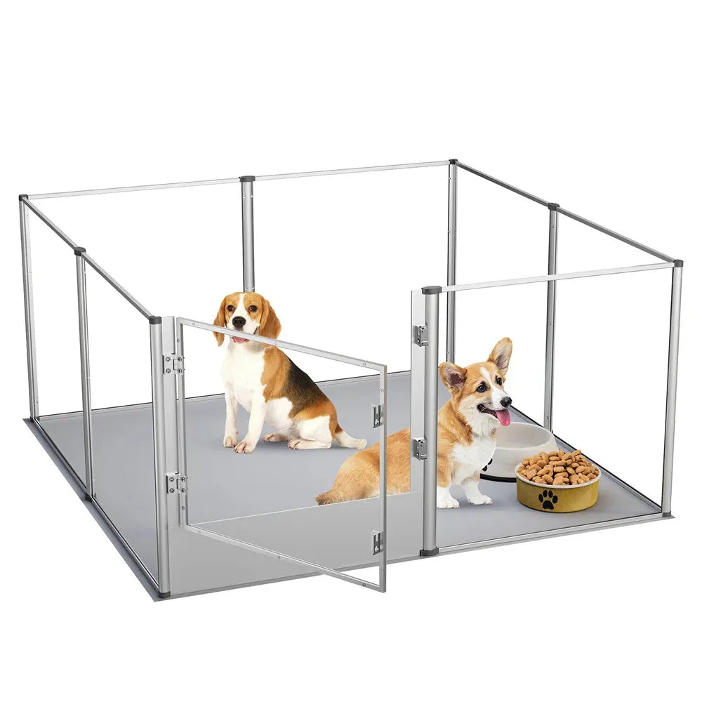 Extra Large Dog Playpen - Safe & Stylish Acrylic Enclosure--SROYAS 