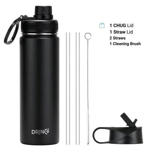 DRINCO Stainless Steel Bottle - 22oz Sport Water Bottle-SROYAS 