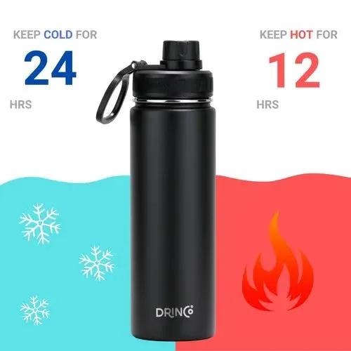 DRINCO Stainless Steel Bottle - 22oz Sport Water Bottle-SROYAS 