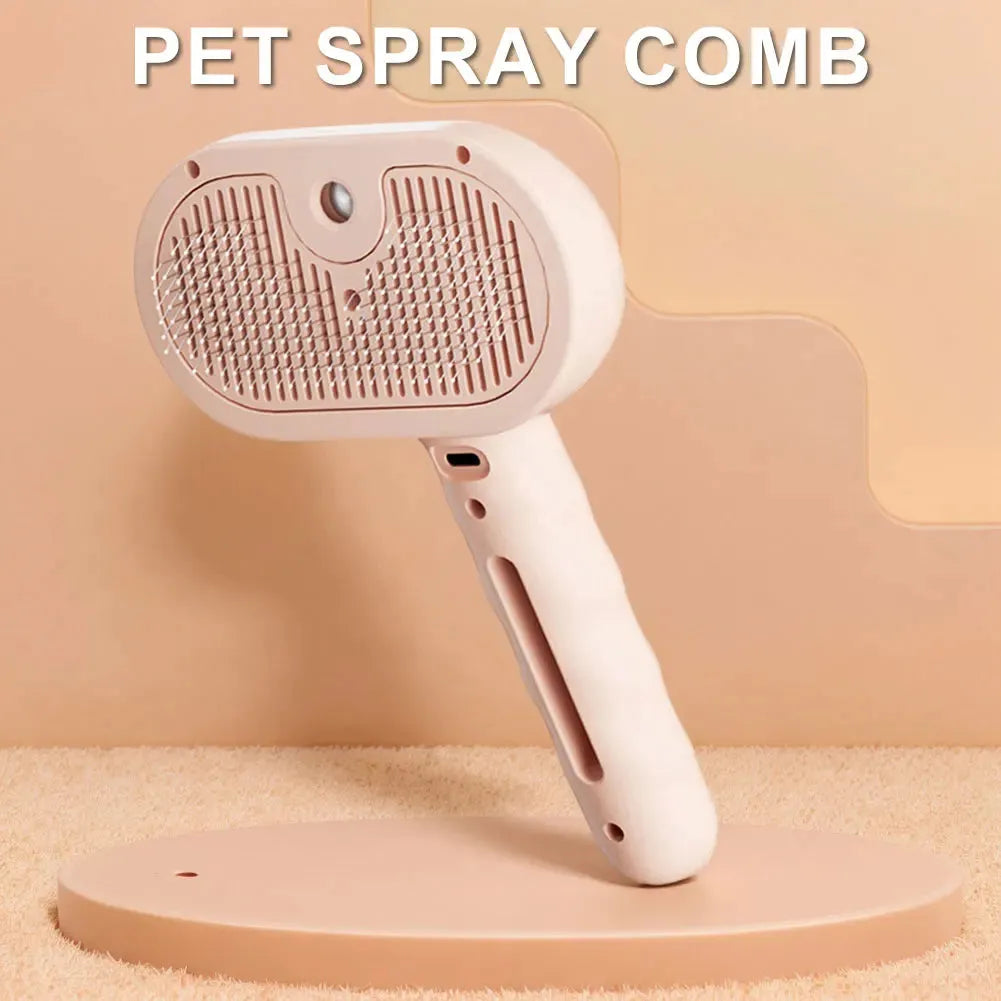 3 in 1 Cat Steam Brush for Grooming, Shedding & Cleaning-SROYAS 