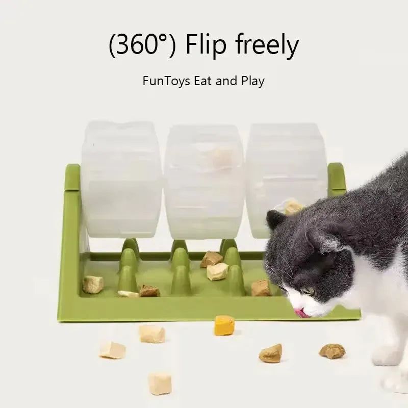 Interactive Puzzle Feeder Toy for Dogs & Cats - Fun Feeding!-SROYAS 