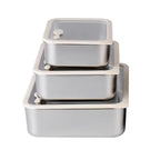 Stainless Steel Food Storage Containers for pantry food storage and kitchen organization