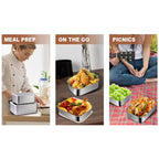 Stainless Steel Food Storage Containers view 5 for pantry food storage and kitchen organization