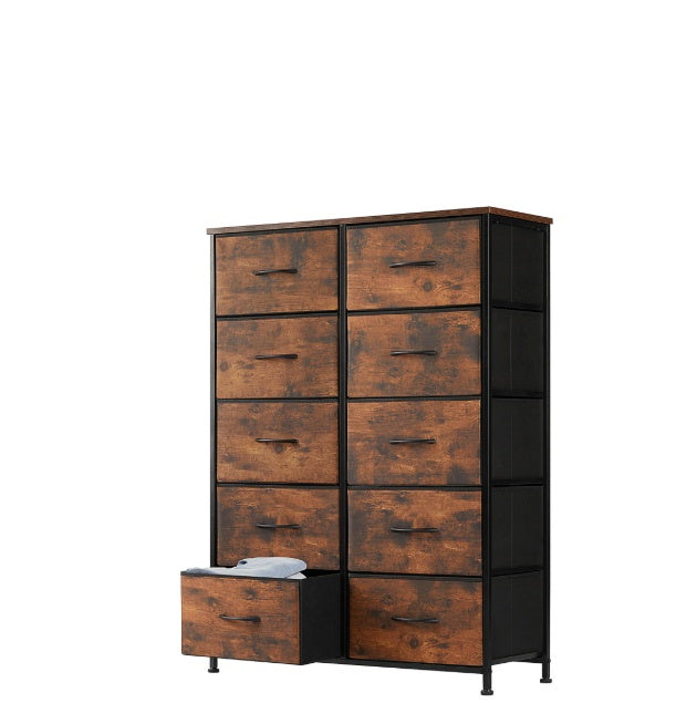 Tall Fabric Dresser Drawer Storage Tower view 8 for laundry room organization and clothes storage