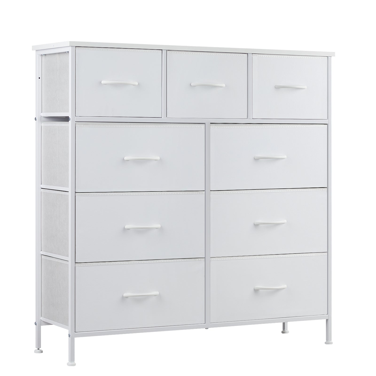Tall Fabric Dresser Drawer Storage Tower view 32 for laundry room organization and clothes storage