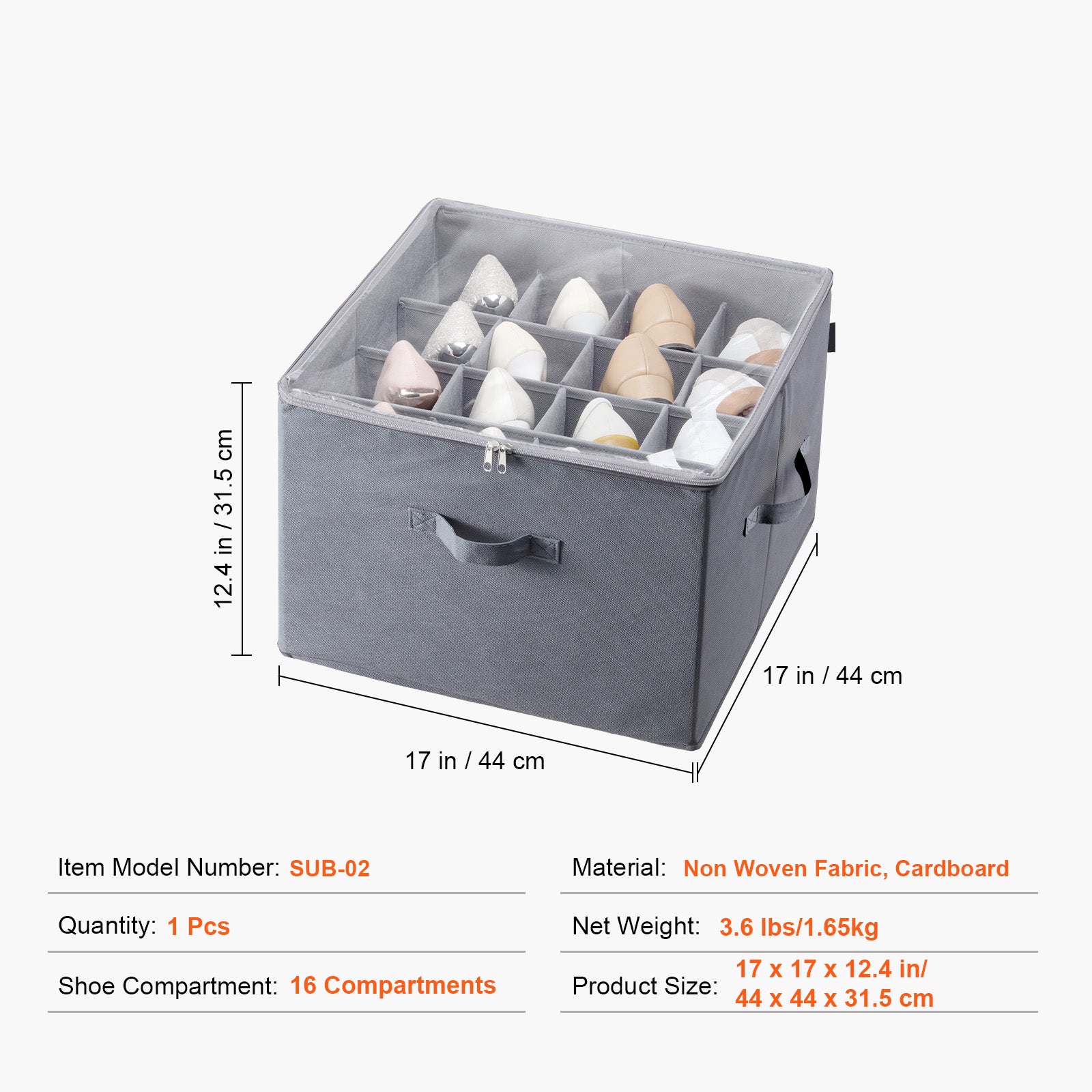 Under Bed Shoe Storage Organizer view 5 for entryway organization and shoe storage