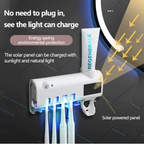 UV Sterilizer Toothbrush Holder and Toothpaste Dispenser view 4 for bathroom organization and vanity storage