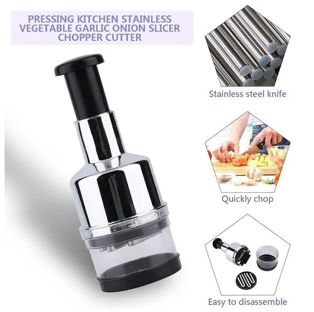 Vegetable and Fruit Hand Chopper Cutter Slicer Peeler view 3 for pantry food storage and kitchen organization