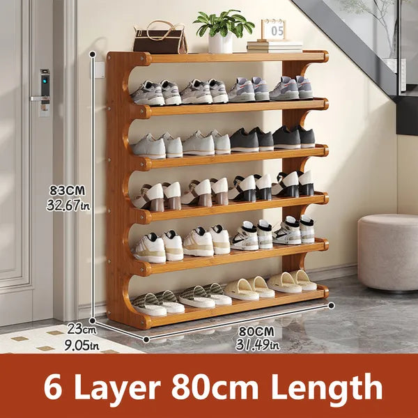 Six-level rack dimension graphic for 80 cm width