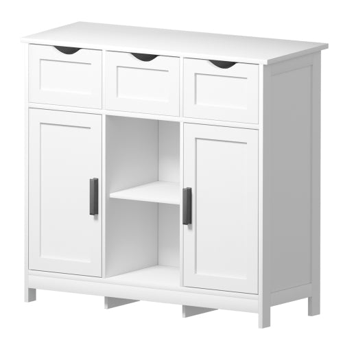 Wooden Floor Storage Cabinet with Drawers view 4 for closet and bedroom storage